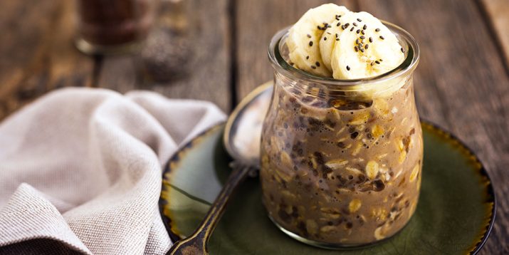Delicious Chocolate Chia Overnight Oats Recipe by BODi